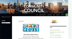 Desktop Screenshot of capitolhillcommunitycouncil.org